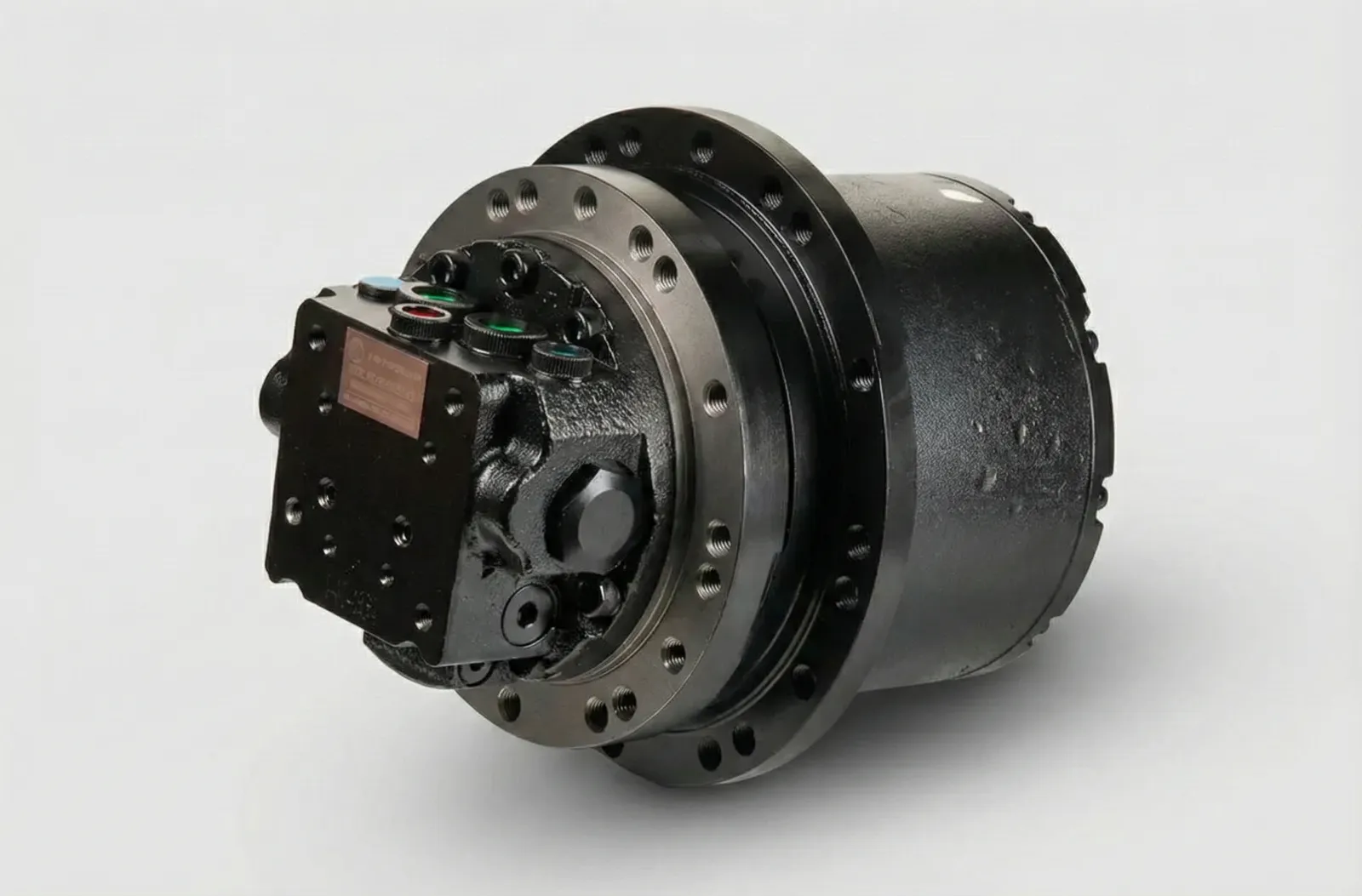 Complete 2-Speed Final Drive Travel Motor for Bobcat E20 & Doosan DX17Z - Replaces 7329742 - Hydraulic Motor + Planetary Gearbox Assembly