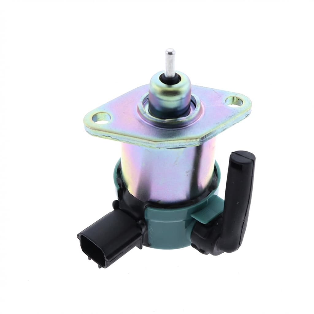 Fuel Shutoff Solenoid for Bobcat 753 763 S185 / Kubota V2203 V2003 V1505 - 12V 3-Wire - Replaces 6681513 / 1C010-60015