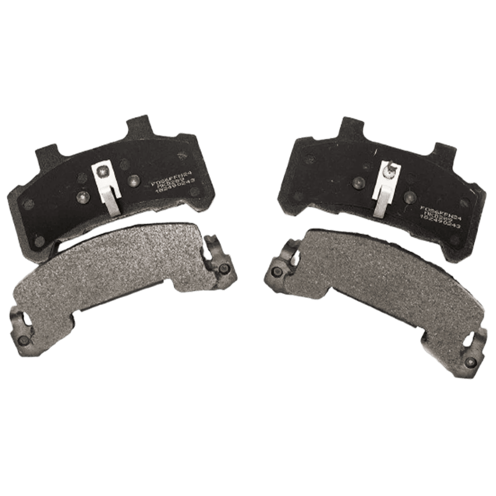 203530 Broce Broom replacement front brake pad set, four pads - reference photo