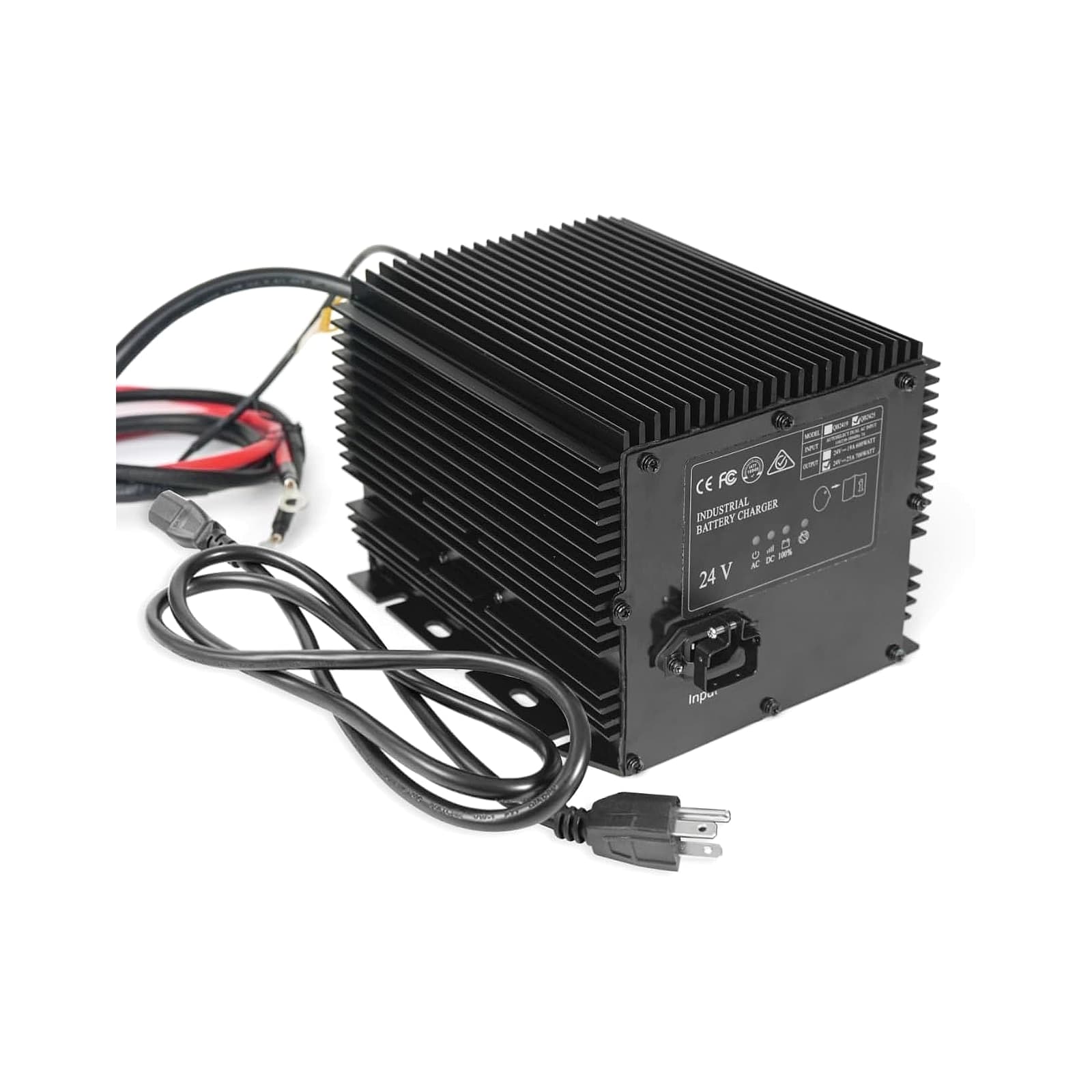 105739GT replacement battery charger for Genie - reference view; confirm supplied connections