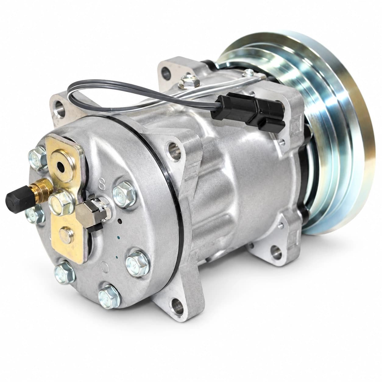 3E1907 12V A/C Compressor for Caterpillar - AI-enhanced reference image