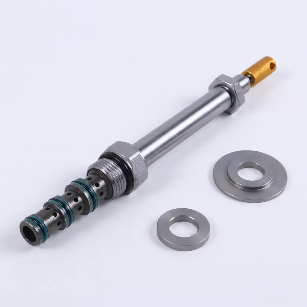 25371 Stellar Crane 4-Way Solenoid Valve Kit with Coils - Tandem Center - 12V Double Solenoid - Boom Directional Control