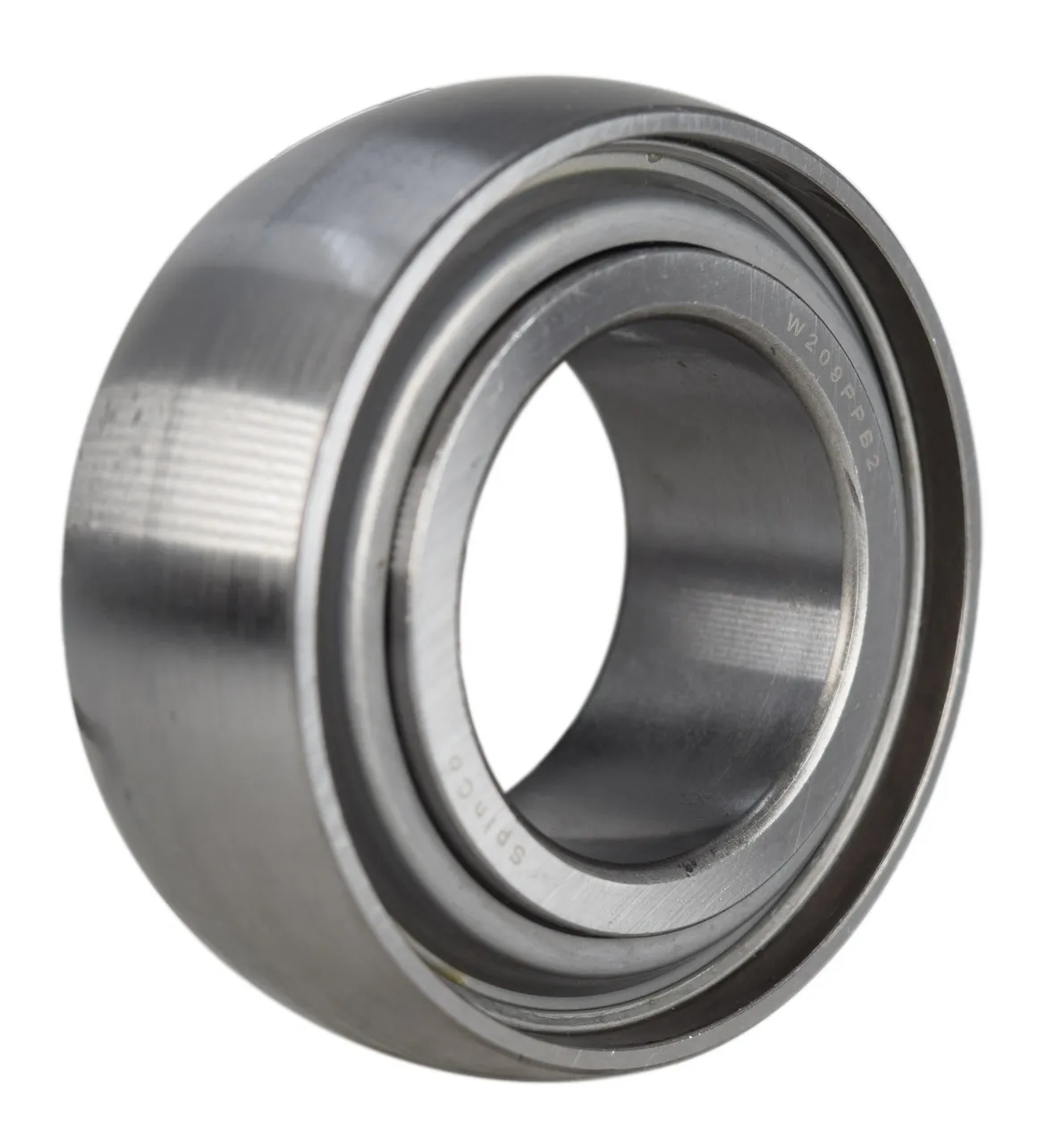 Heavy-Duty Spherical Disc Bearing (1.77" Round Bore) - Replaces Case IH 47508398 - W209PPB2 - Tri-Lip Sealed - Balers Trenchers Harrows