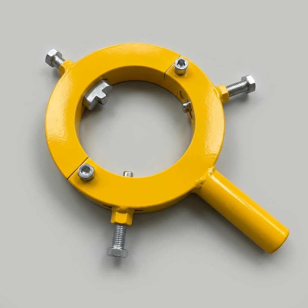 Heavy Duty 3-Jaw Hydraulic Cylinder Gland Nut Wrench (105-145mm) - 3/4" Drive - Fits Cat 320 Komatsu PC200 Deere 200D