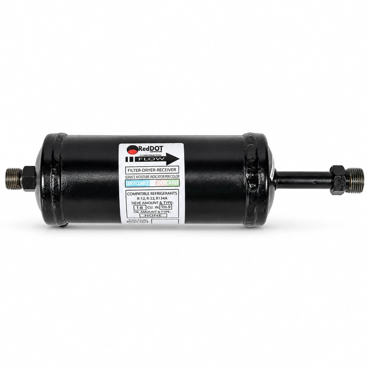 257-3226 A/C Receiver Drier for Caterpillar - With Orifice Tube - enhanced reference image